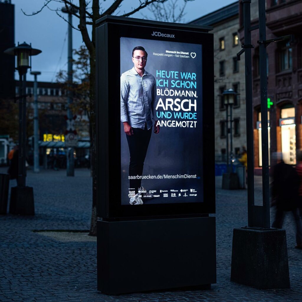 Mensch im Dienst Kampagne Saarbrücken
