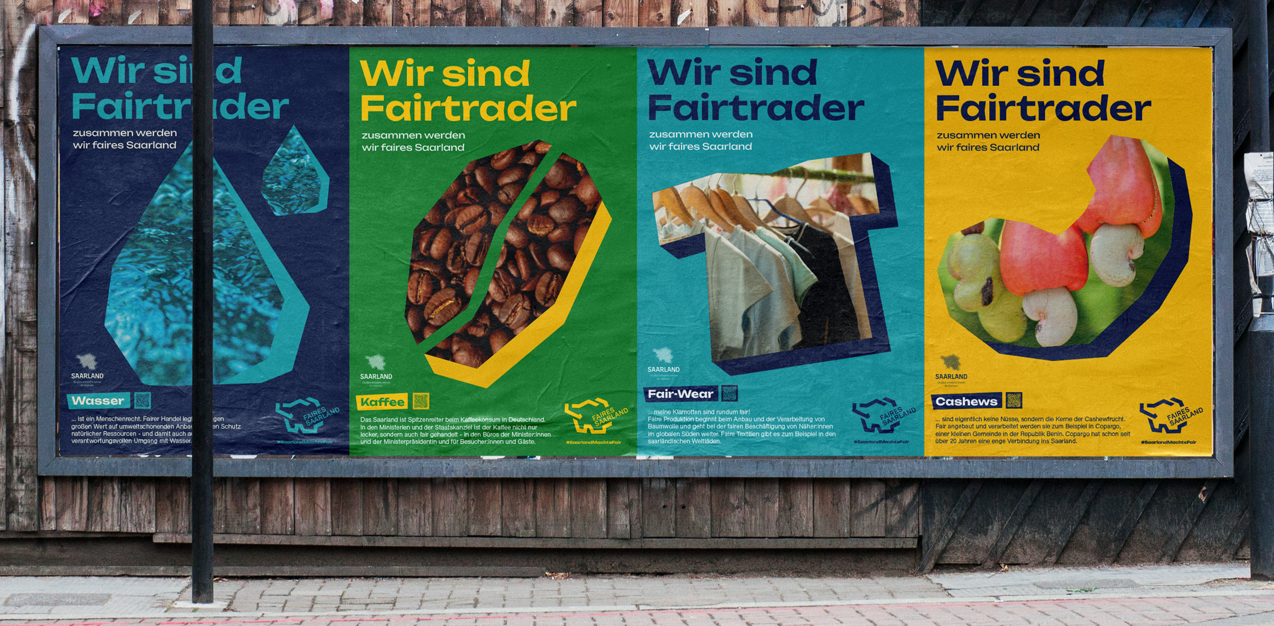 Corporat Design faires Saarland 4 Plakate