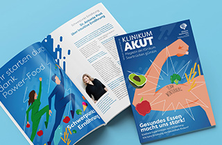 Editorial Design Magazin layouten