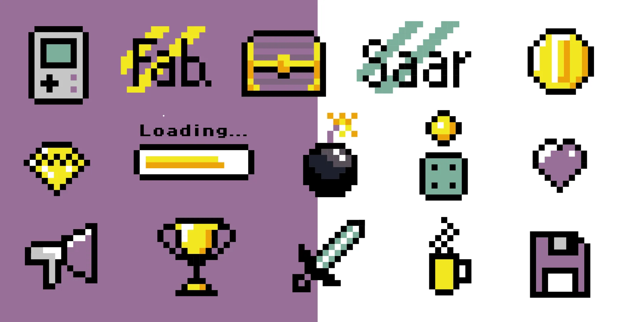 Icon Set Game Award Saar