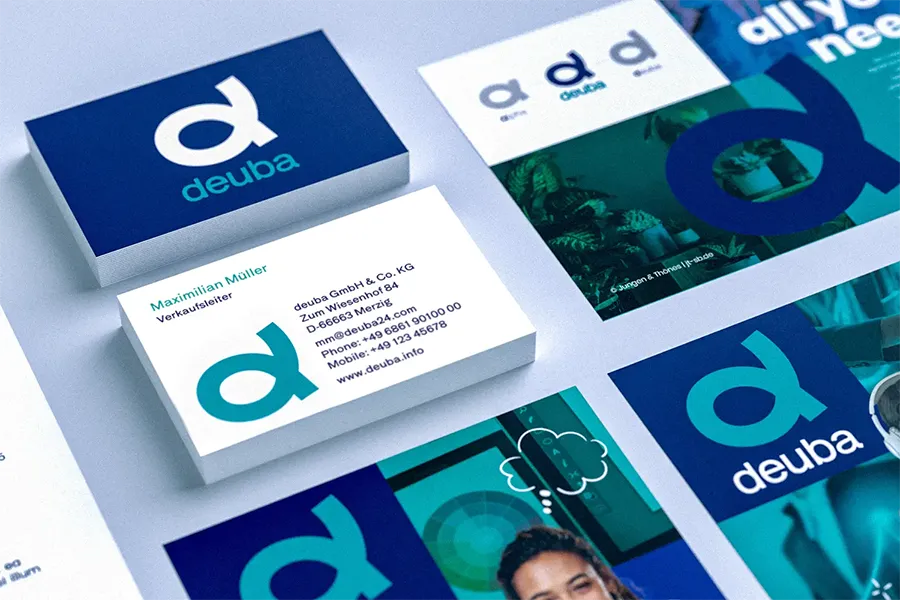 Jungen-Thoenes-Leistungen-Corporatedesign deuba Visitenkarte Design